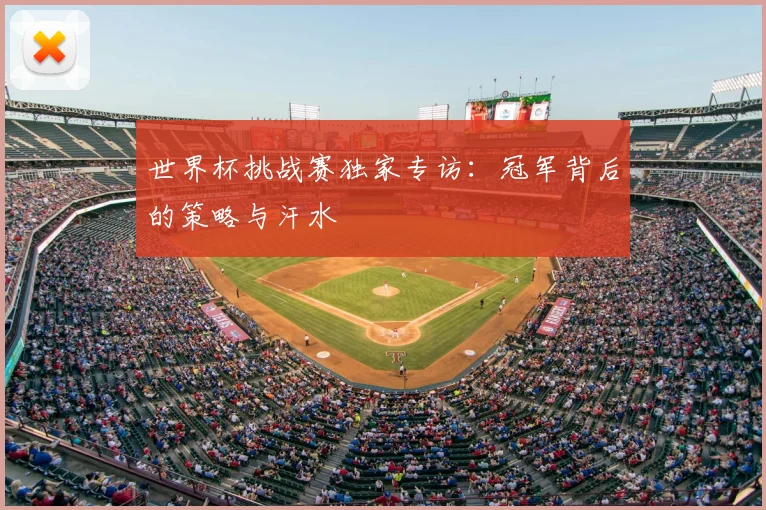 世界杯挑战赛独家专访：冠军背后的策略与汗水